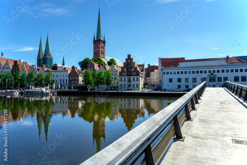 Old town of Lubeck photo