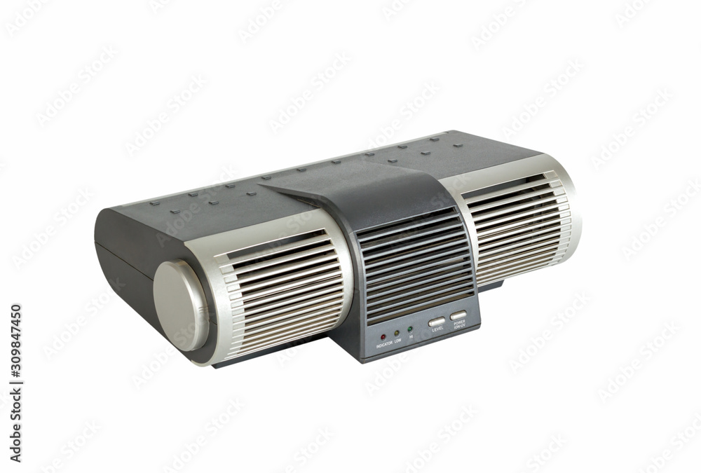 Air purifier with ionizer and fan. Air purifier with ionizer and fan.