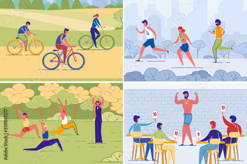 Physical Activity and Healthy People Lifestyle.