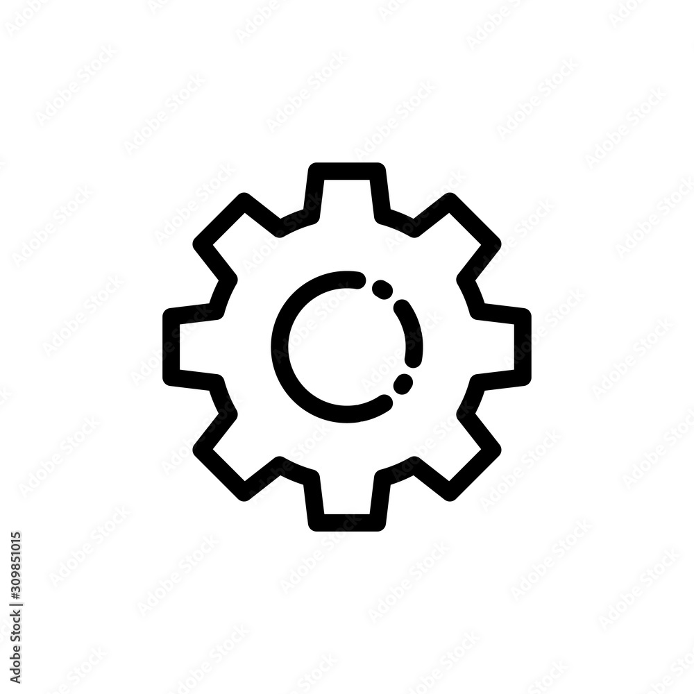 settings icon design template illustration vector eps - 10 settings icon design template illustration vector eps - 10
