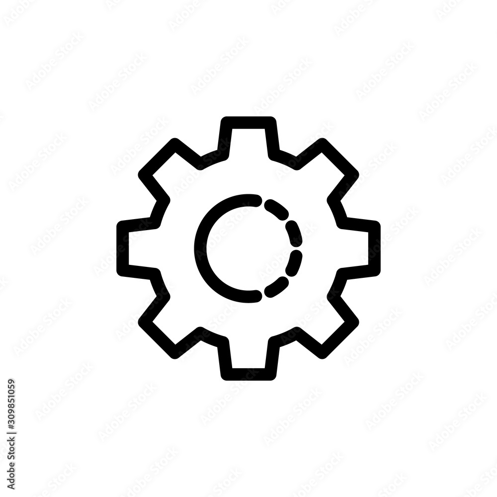settings icon design template illustration vector eps - 10 settings icon design template illustration vector eps - 10
