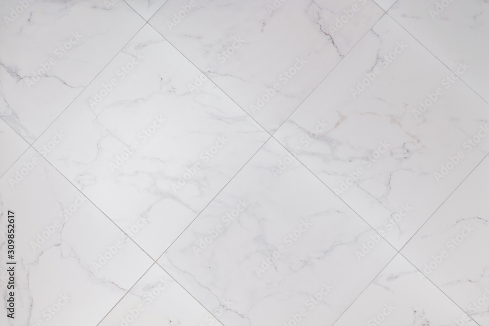 Ceramic tile with marble texture. Diagonal layout of tiles. Ceramic tile with marble texture. Diagonal layout of tiles.