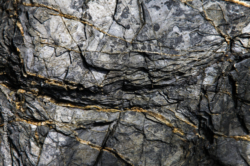 Lines and layers of rock