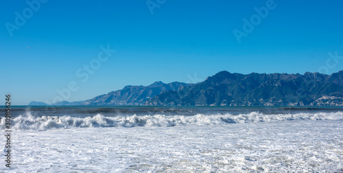 Landscape Amalfi Coast peninsula photo