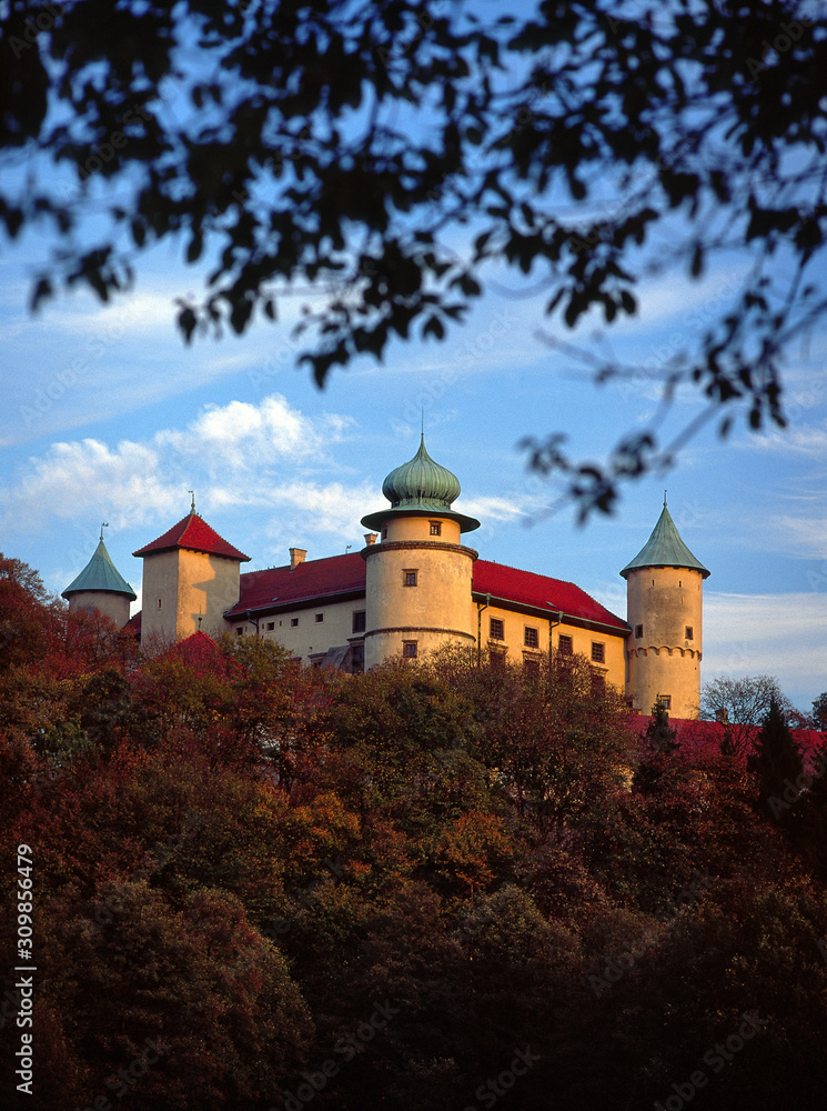Kmita castle in Nowy Wisnicz - October, 2008 - Poland
