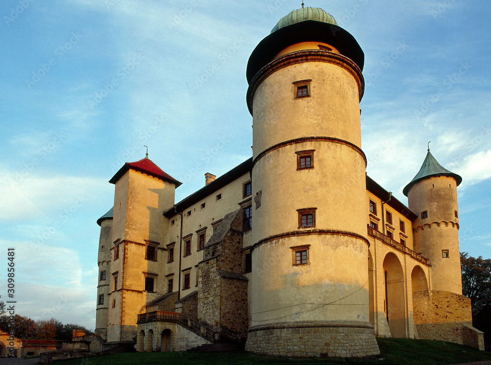 castle in Nowy Wisnicz - October, 2008 - Poland