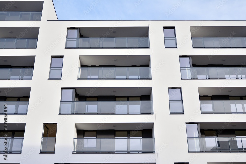 Modern and new apartment building. Multistoried modern, new and stylish living block of flats. Modern and new apartment building. Multistoried modern, new and stylish living block of flats.