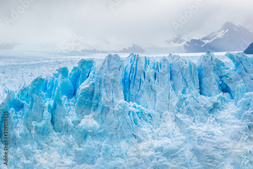 Beautiful view of Perito Moreno Glacier in Los Glaciares National Park - Santa Cruz Province - El Calafate, Argentina