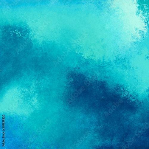 Blue gradient watercolor background Abstract modern painting . Painted paper , canvas , wall . Textured background in blue tones.