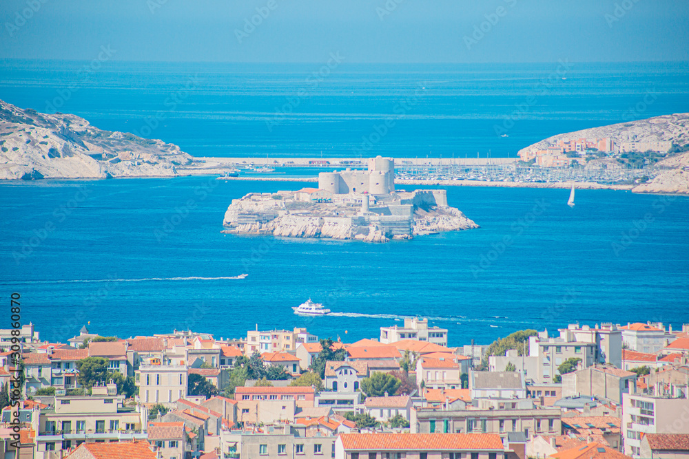 A Fortress of Monte Cristo in Marseille: Chateau d'If 