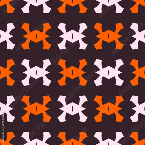 Seamless pattern with geometric ornament. Beautiful abstract illustration.