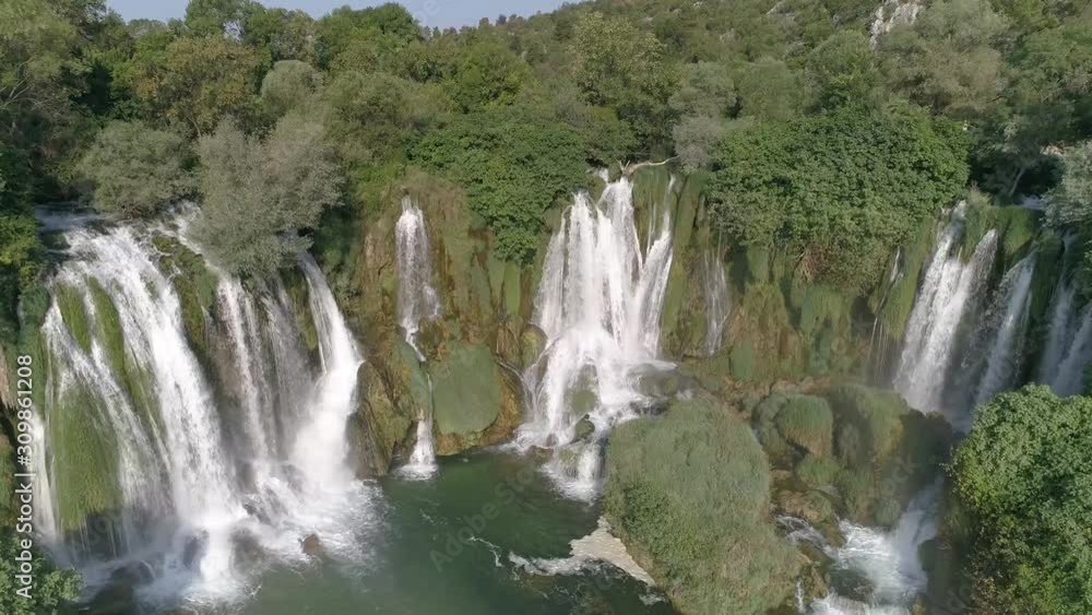 Waterfall Kravica near city Ljubuški in Bosnia and Herzegovina Waterfall Kravica near city Ljubuški in Bosnia and Herzegovina