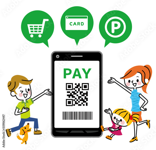キャッシュレス　PAY　家族　ポイント