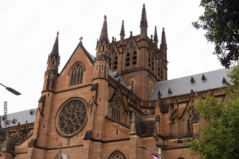 Sydney/New South Wales/ Australia/ 14-12-2019. St Mary's Cathedral . Catedral de Santa Maria / Church - igreja. 