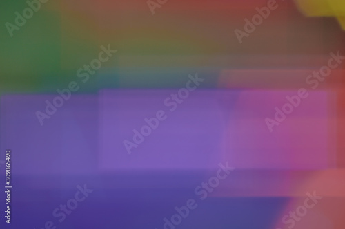 Wallpaper Mural Colourful purple yellow and green Bokeh, lens flare, light leas for film effect and background Torontodigital.ca