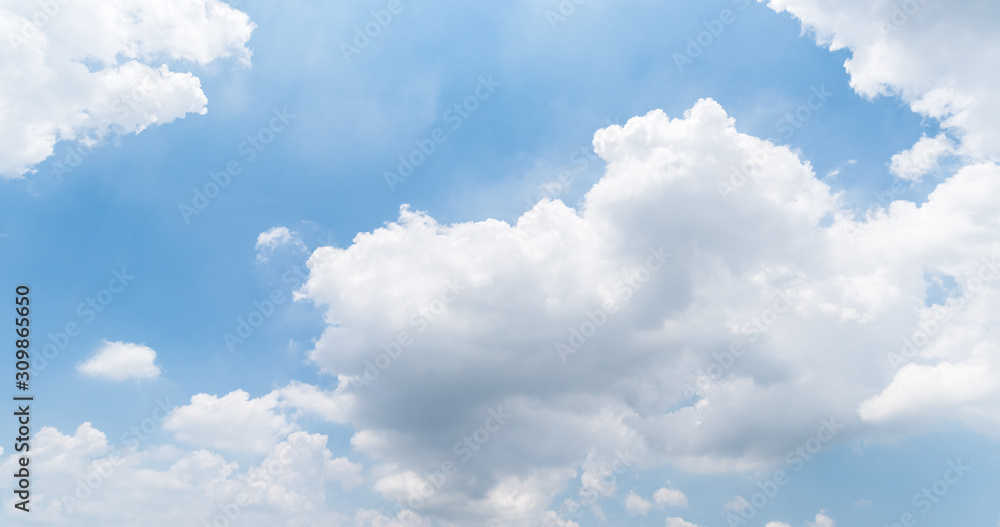 Obraz premium clear blue sky background,clouds with background.
