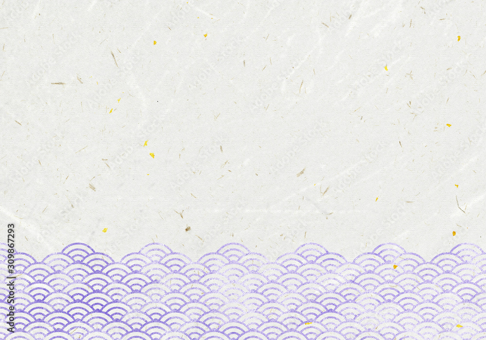 背景 青海波 波 海 伝統 模様 和風 和柄 図案 壁紙 素材 テクスチャー 紫 パープル Stock イラスト Adobe Stock