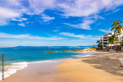 Beautiful morning at Conchas Chinas beach  Puerto Vallarta