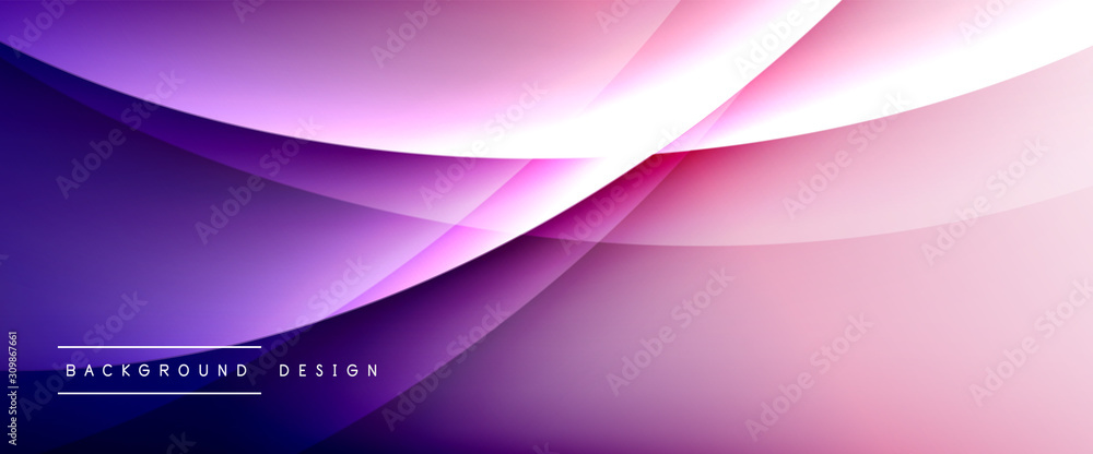 Wave liquid style lines with shadows and light on gradient background. Trendy simple fluid color gradient abstract background with dynamic straight shadow line effect Wave liquid style lines with shadows and light on gradient background. Trendy simple fluid color gradient abstract background with dynamic straight shadow line effect
