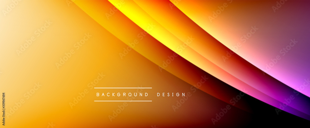 Wave liquid style lines with shadows and light on gradient background. Trendy simple fluid color gradient abstract background with dynamic straight shadow line effect Wave liquid style lines with shadows and light on gradient background. Trendy simple fluid color gradient abstract background with dynamic straight shadow line effect