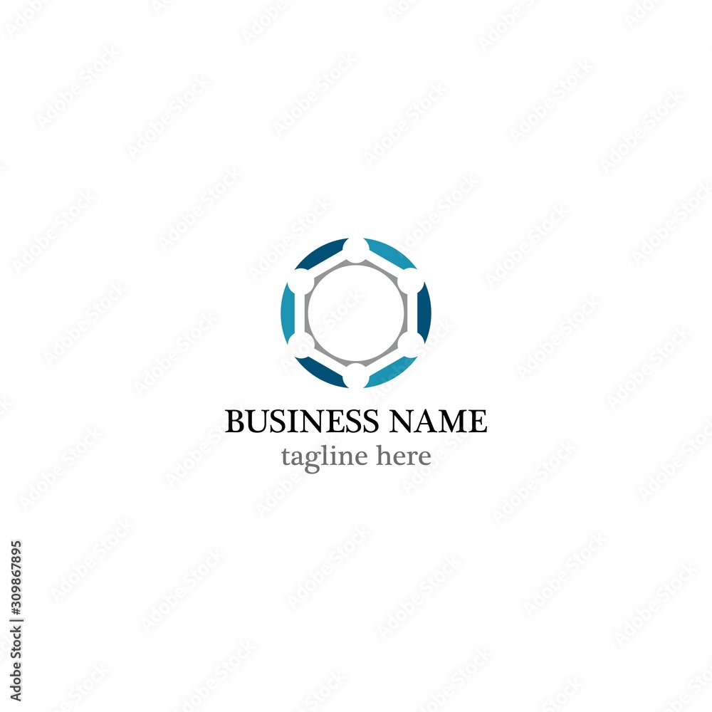 Connection logo template vector icon design Connection logo template vector icon design