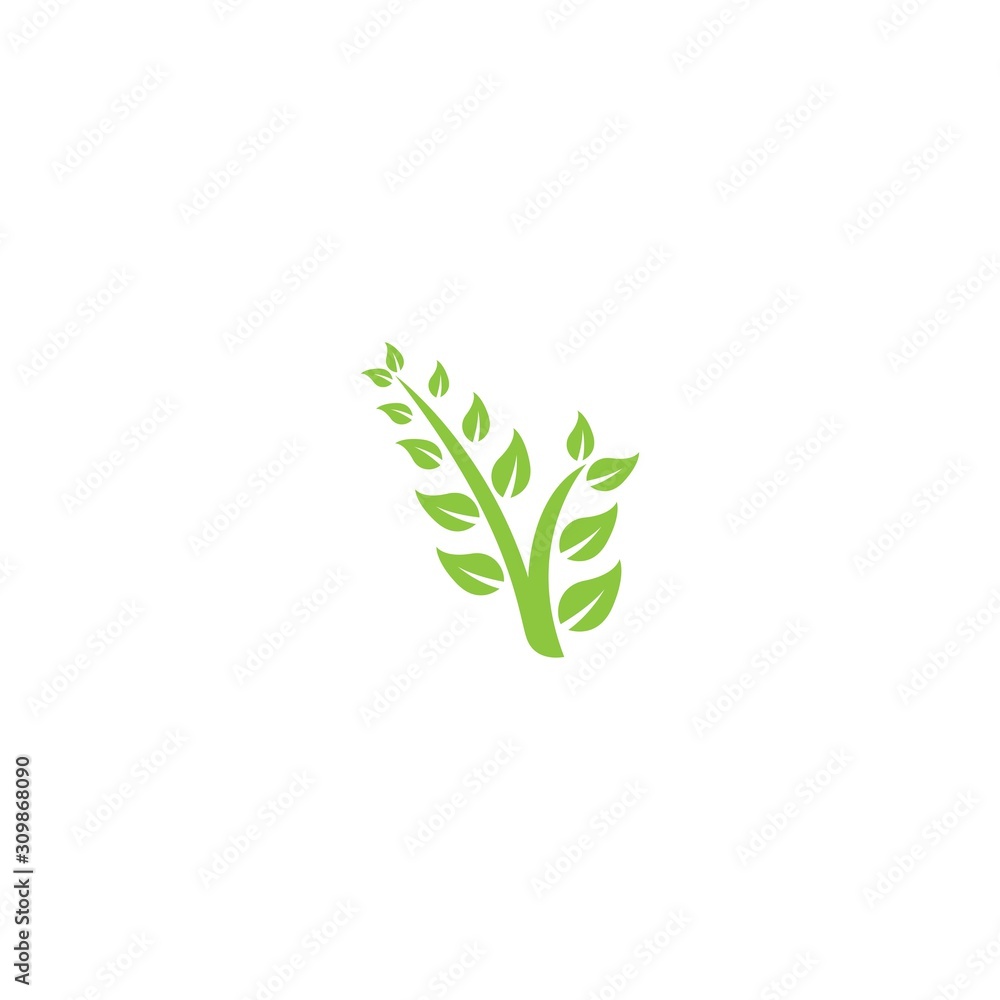 Tree leaf vector logo design, eco-friendly concept Tree leaf vector logo design, eco-friendly concept