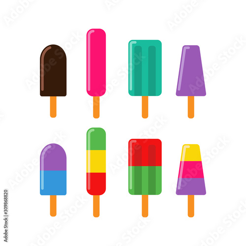 Ice Cream Bar Vector Design Illustration