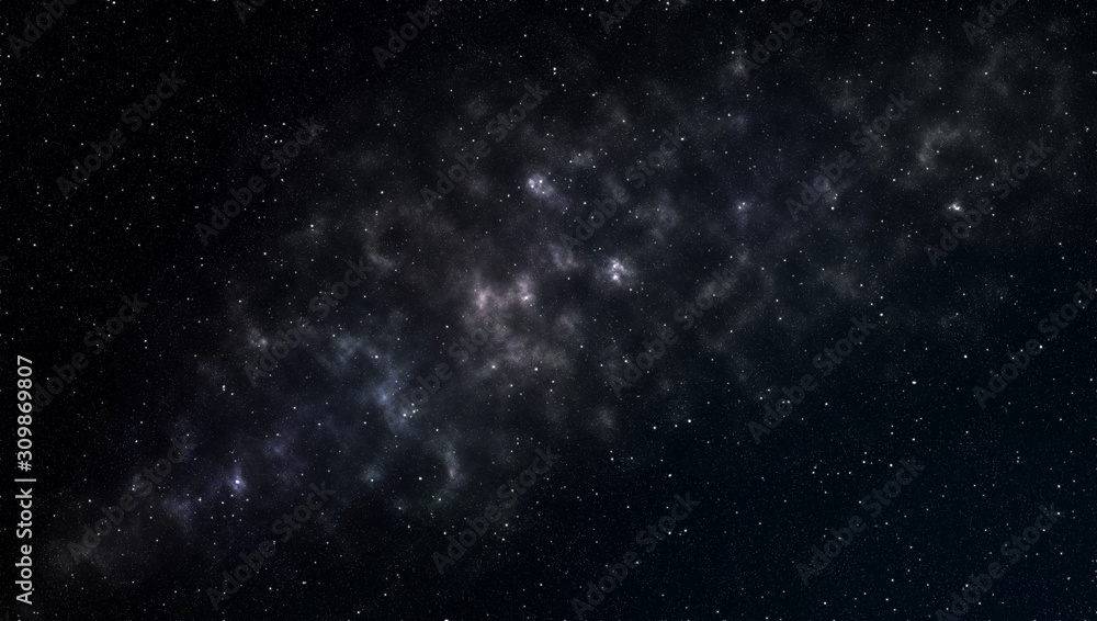 space with nebula and stars space with nebula and stars