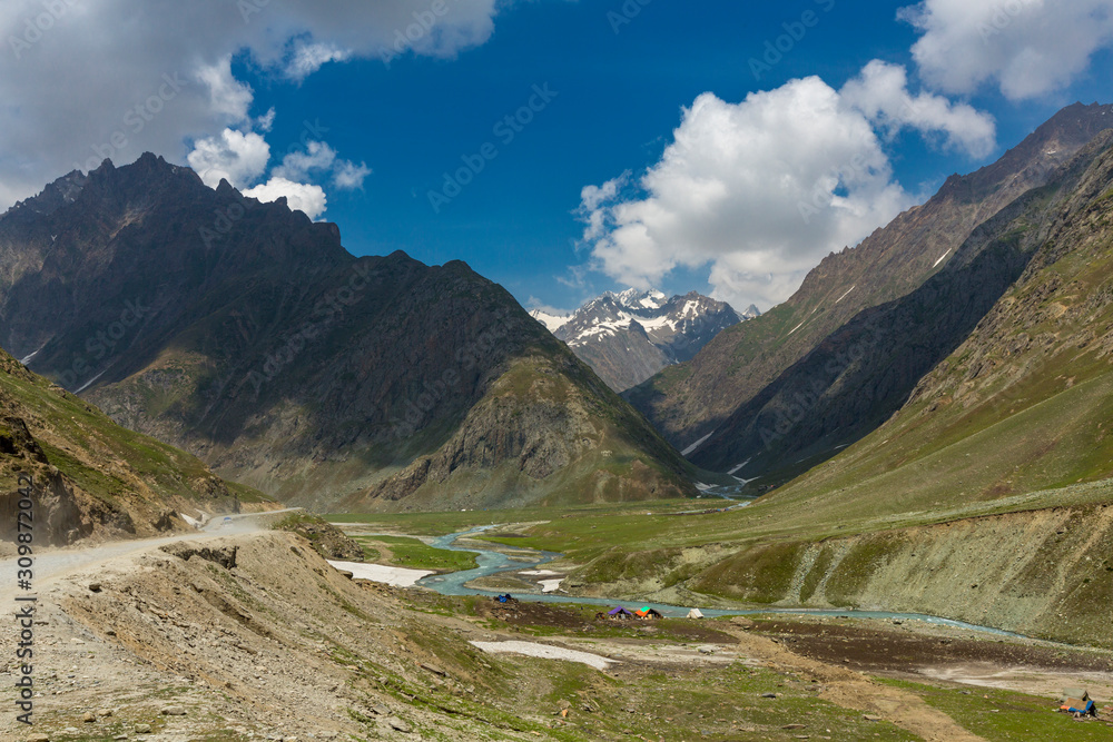 scenic Jozila pass in jammu and kashmir, India, Asia scenic Jozila pass in jammu and kashmir, India, Asia