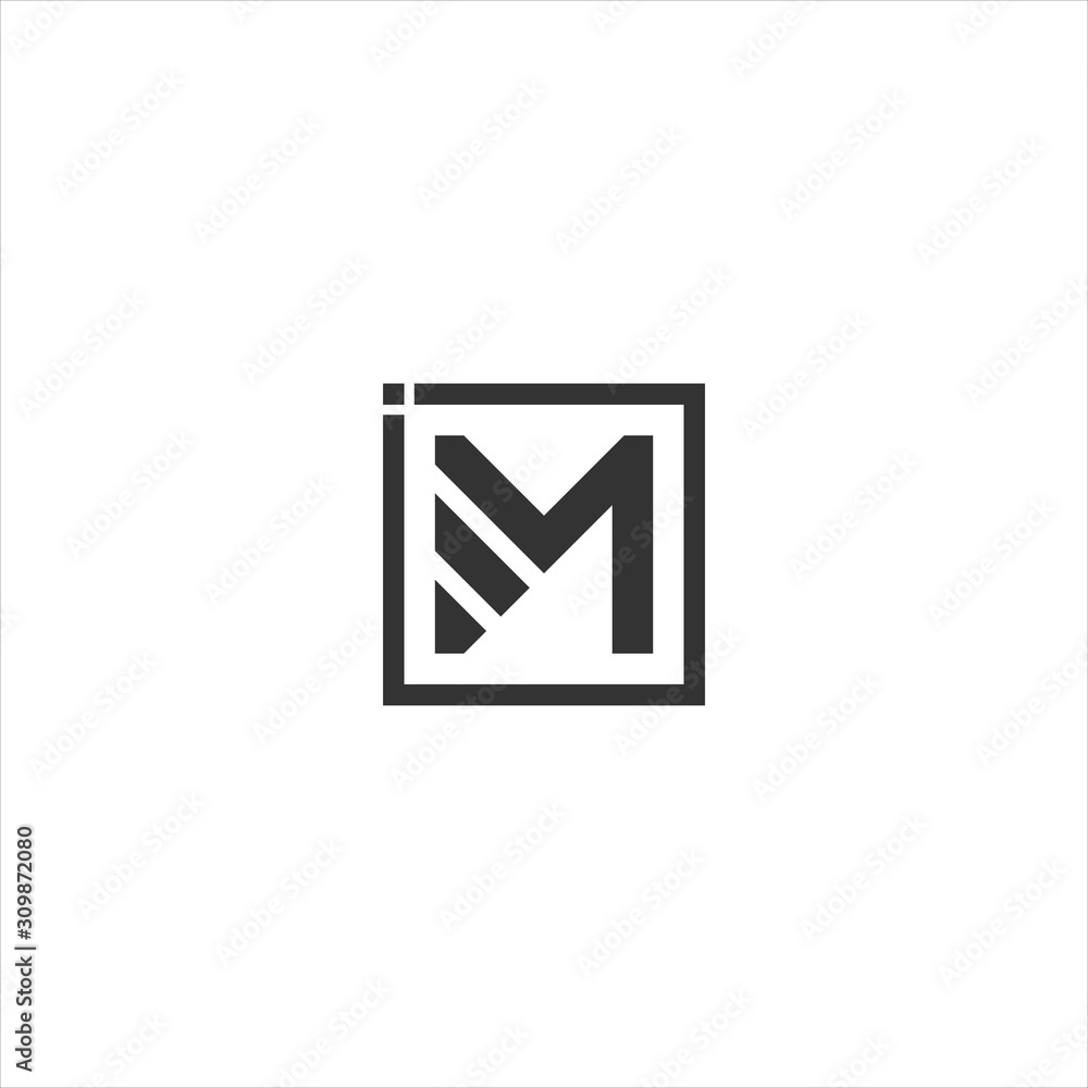 vector logo with the initials vector logo with the initials