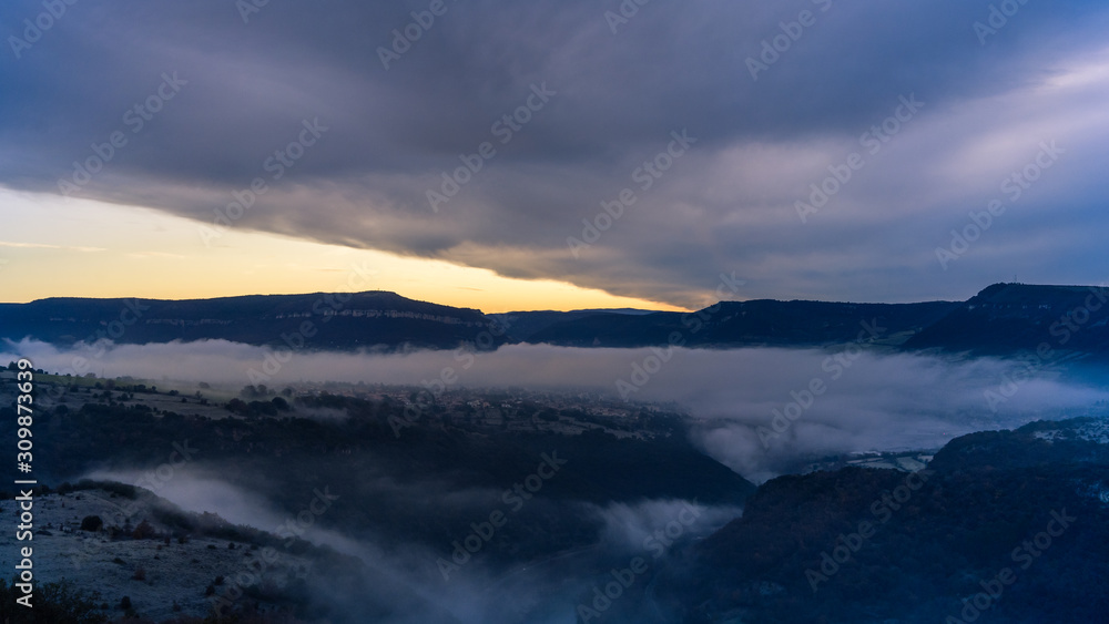 Tarn valley in Millau, France