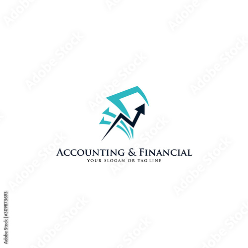 accounting and financial logo