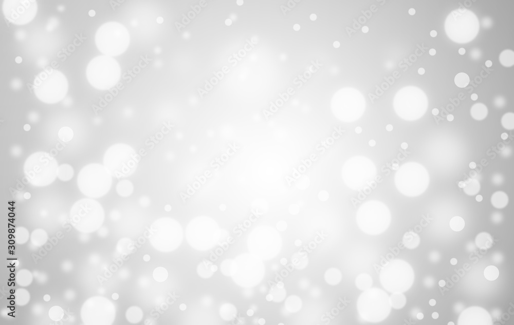 white bokeh for abstract background 