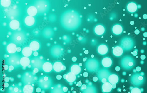 blue bokeh for abstract background 