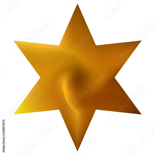 Modern background in the form of hexagram.
