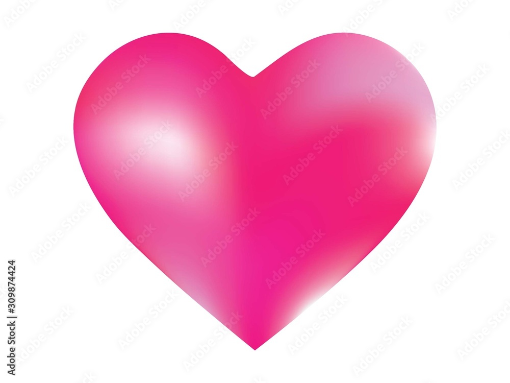 Gradient background in the form of a heart. Gradient background in the form of a heart.