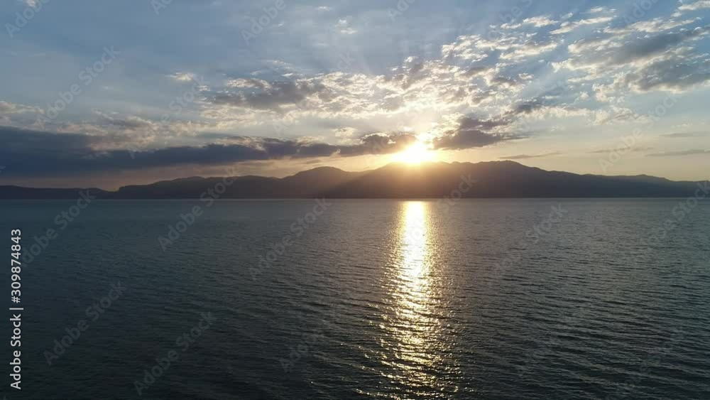 Sea and Sunset Aerial View 3 Sea and Sunset Aerial View 3