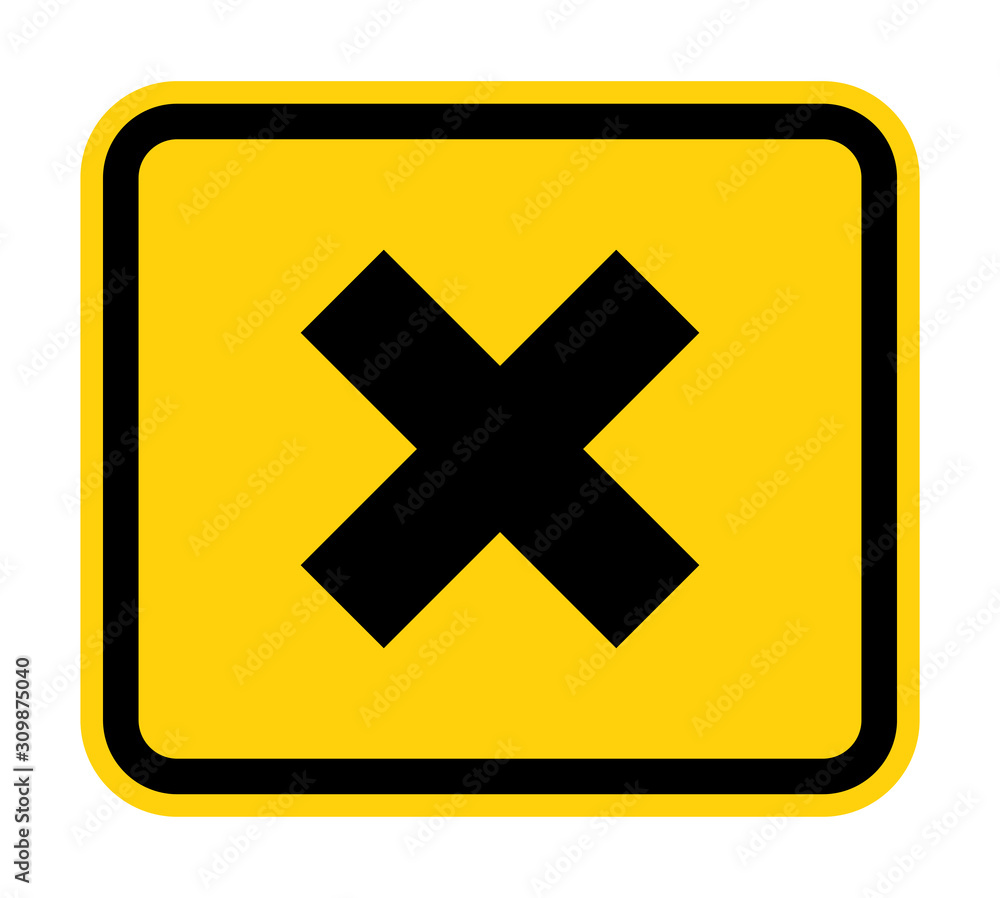 Beware Irritant Sign Isolate On White Background,Vector Illustration EPS.10 Beware Irritant Sign Isolate On White Background,Vector Illustration EPS.10
