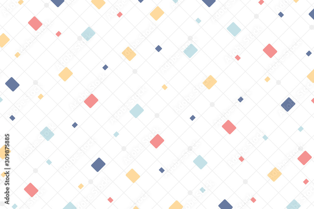 Abstract minimal colorful style of square pattern design elements background. illustration vector eps10 Abstract minimal colorful style of square pattern design elements background. illustration vector eps10