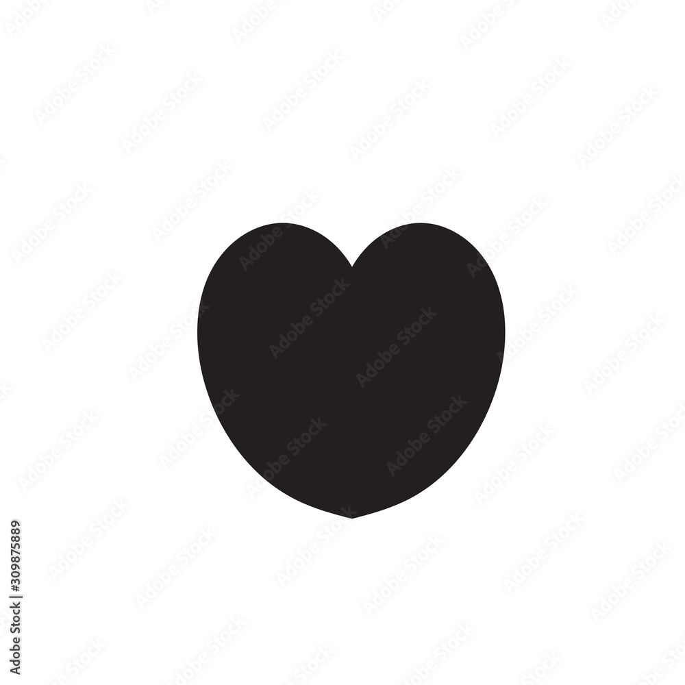 black heart icon with hand drawn doodle style black heart icon with hand drawn doodle style