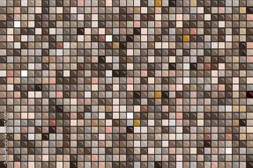 Colorful abstract square mosaic texture background