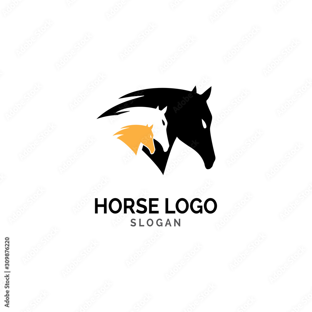 Horse Logo Template Vector illustration design Horse Logo Template Vector illustration design