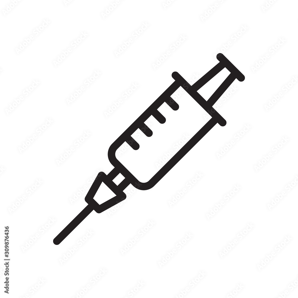 Syringe, Injection, Vaccination in trendy outline style design. Vector graphic illustration. Syringe icon for website design, logo, app, and ui. Editable vector stroke.Pixel perfect. EPS 10. Syringe, Injection, Vaccination in trendy outline style design. Vector graphic illustration. Syringe icon for website design, logo, app, and ui. Editable vector stroke.Pixel perfect. EPS 10.