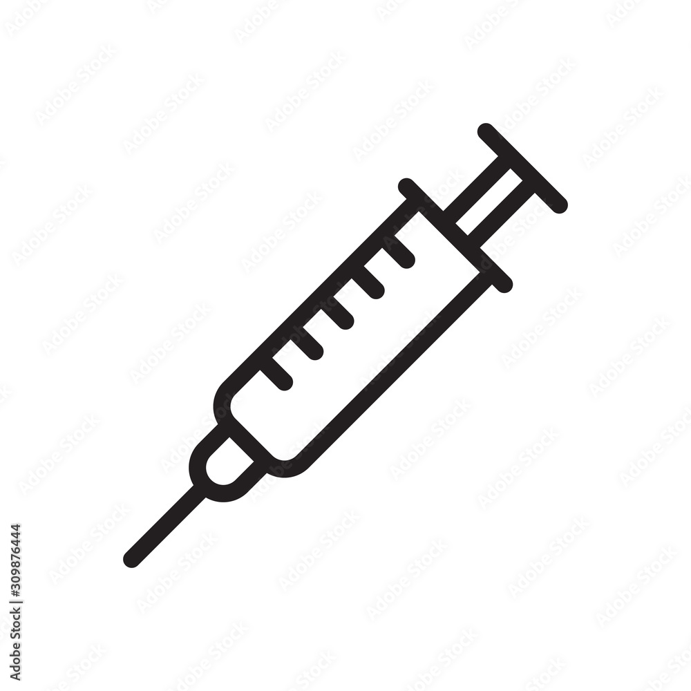 Syringe, Injection, Vaccination in trendy outline style design. Vector graphic illustration. Syringe icon for website design, logo, app, and ui. Editable vector stroke.Pixel perfect. EPS 10. Syringe, Injection, Vaccination in trendy outline style design. Vector graphic illustration. Syringe icon for website design, logo, app, and ui. Editable vector stroke.Pixel perfect. EPS 10.
