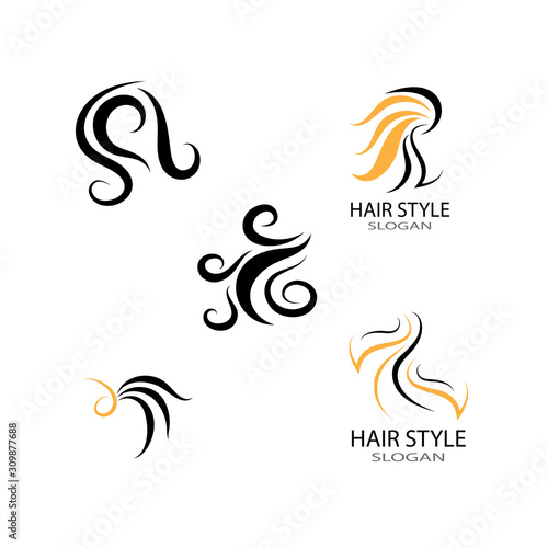 Fototapeta Naklejka Na Ścianę i Meble -  Style haircut icon vector illustration design