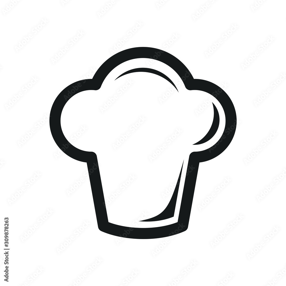 cooking hat icon vector sign isolated for graphic and web design. Chef cooking hat symbol template color editable on white background, Thin linear graphic Eps10. cooking hat icon vector sign isolated for graphic and web design. Chef cooking hat symbol template color editable on white background, Thin linear graphic Eps10.