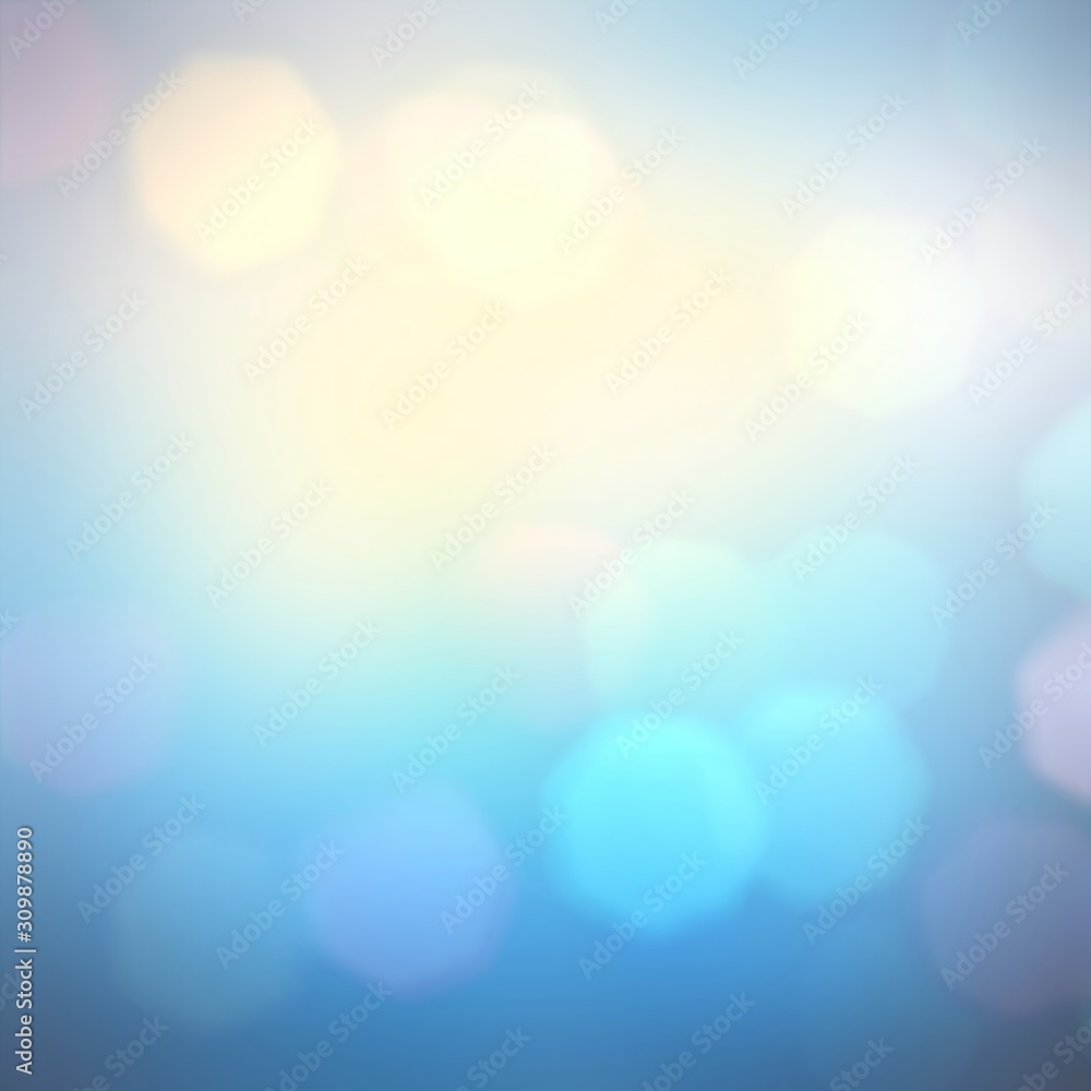 Beautiful bokeh cool background. Sky lights. Blue blurred texture. Magical illustration. Beautiful bokeh cool background. Sky lights. Blue blurred texture. Magical illustration.