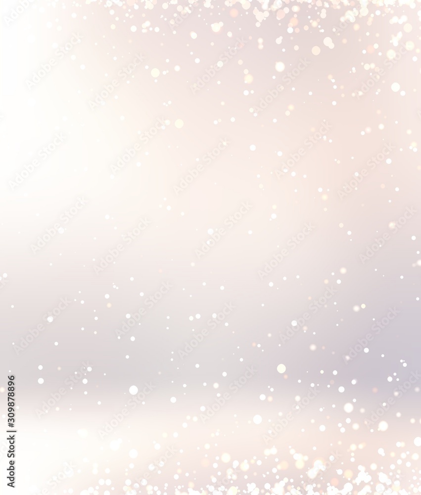 Glitter in pastel room defocus 3d background. Blur light sparkles on wall and floor abstract texture. Empty subtle festive interior. Glitter in pastel room defocus 3d background. Blur light sparkles on wall and floor abstract texture. Empty subtle festive interior.