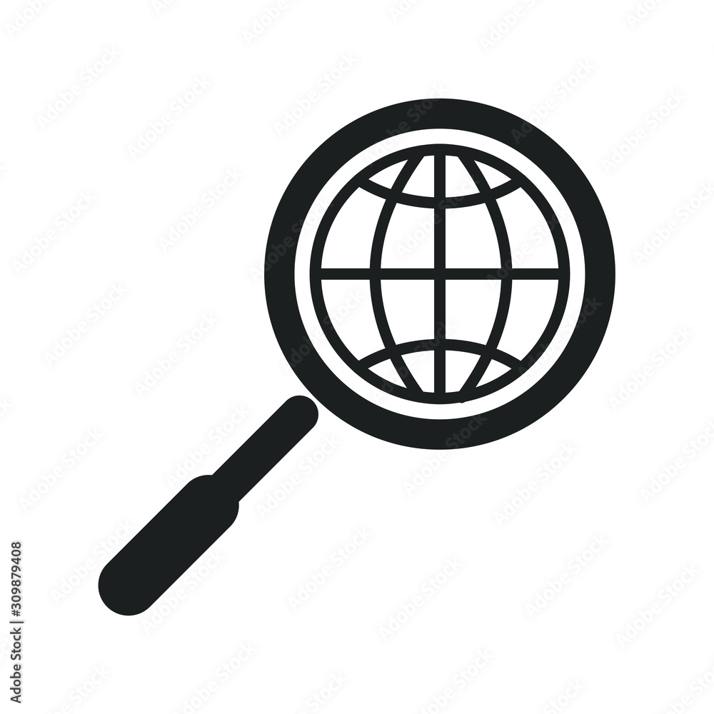 Magnifying glass or search icon vector sign isolated for graphic and web design. searching symbol template color editable on white background, Thin linear graphic Eps10. Magnifying glass or search icon vector sign isolated for graphic and web design. searching symbol template color editable on white background, Thin linear graphic Eps10.