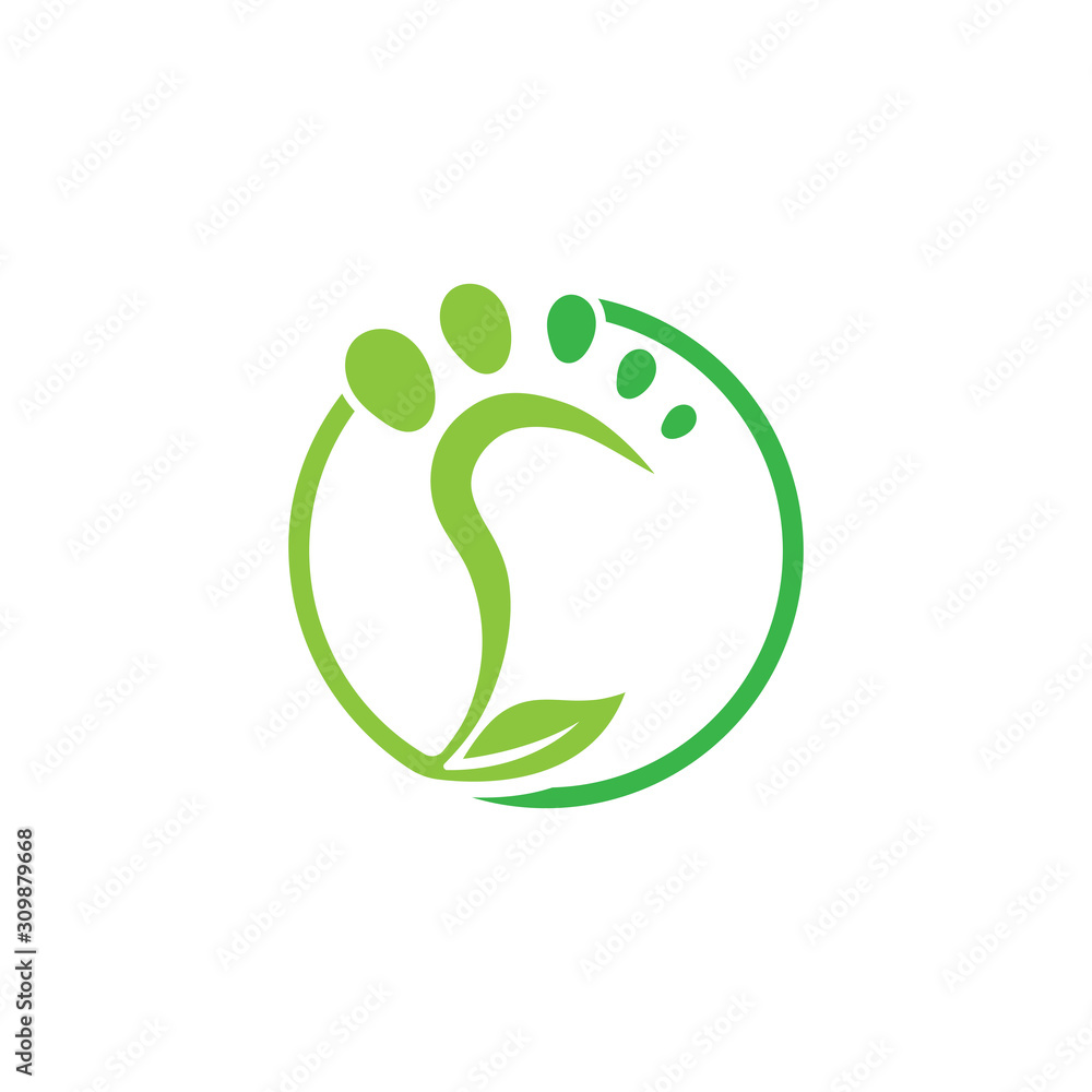 foot Logo Template vector illustration foot Logo Template vector illustration